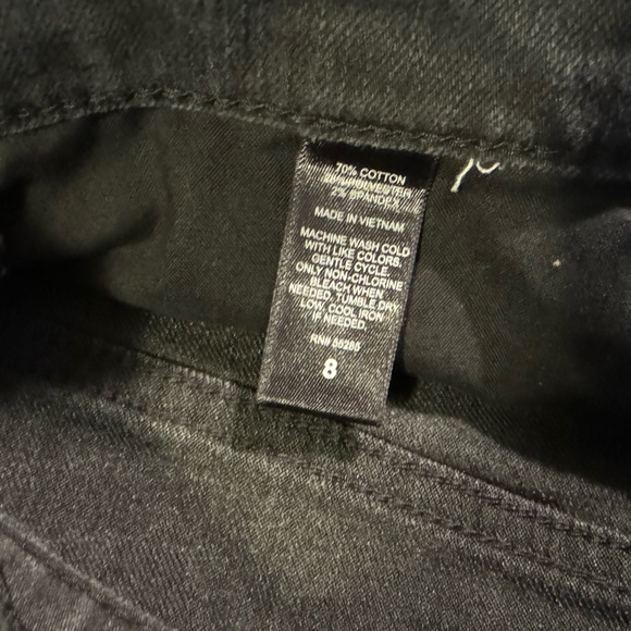 Black express jean shorts - Picture 2 of 5